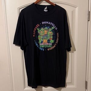 Nickelodeon Black Teenage Mutant Ninja Turtles Tee